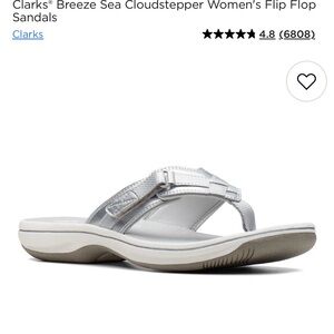 Clarks Women's Silver Sandals